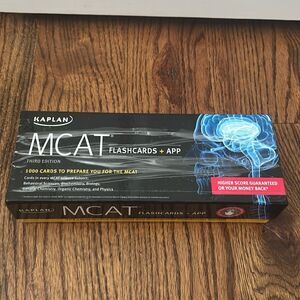Kaplan MCAT Third Edition Flashcards Pack in Box